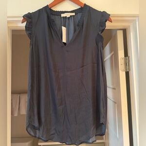 Loft Navy Tank Blouse